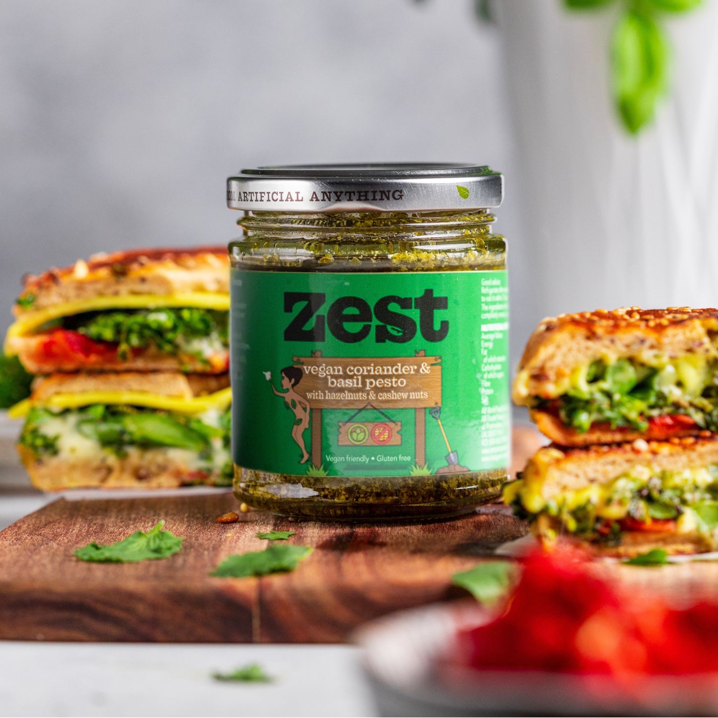 Vegan Coriander & Basil Pesto 165g