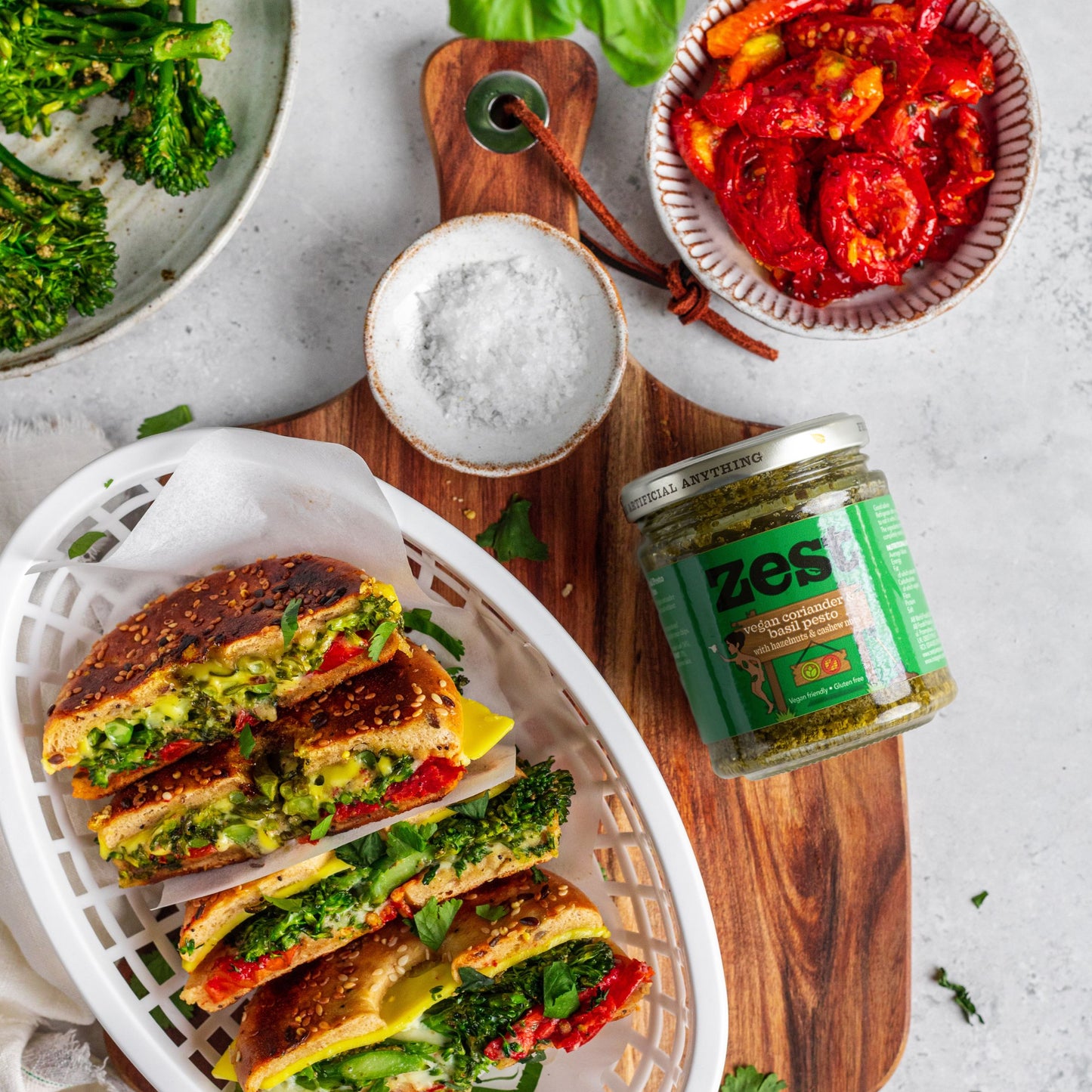 Vegan Coriander & Basil Pesto 165g